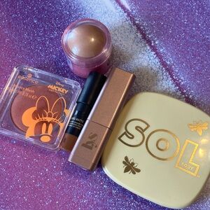 Blush, Bronzer, Highlight Bundle- Colourpop, LYS, Nudestix